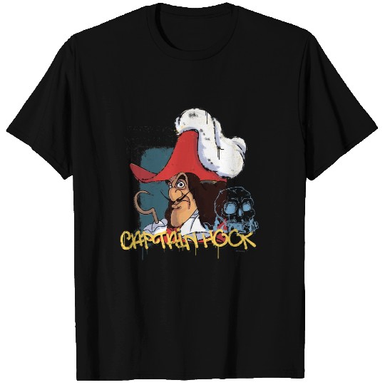 Disney Villains Captain Hook Skull Rock Peter Pan was Here T-Shirts