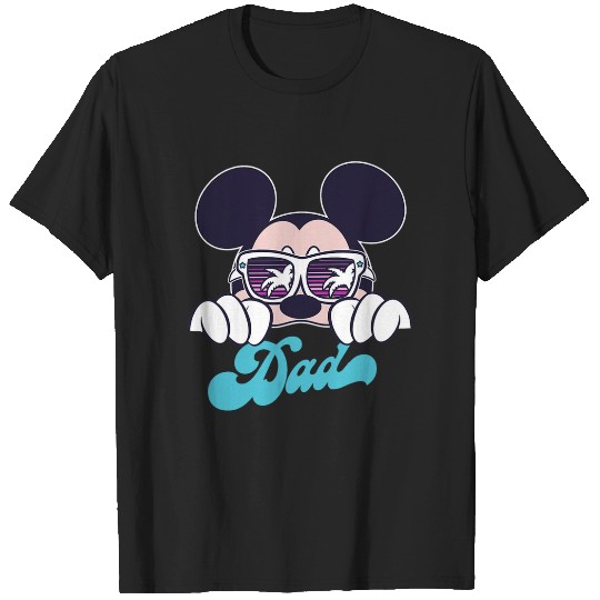 Disney Mickey And Friends Cool Mickey Summer Vibes Dad Logo T-Shirts