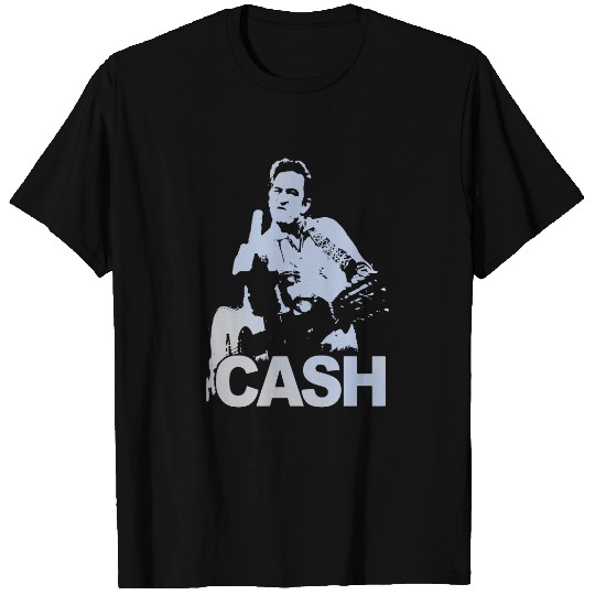 Johnny Cash Finger Rock Band T Shirt