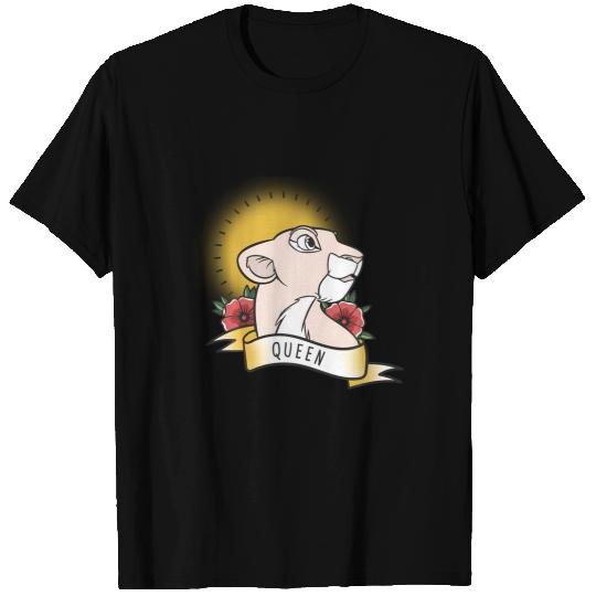 Disney Lion King Nala Queen Tattoo Yellow T-Shirts