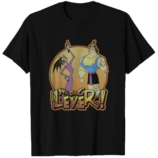 Disneyss Emperors New Groove Krock And Esma Wrong Lever T-Shirts