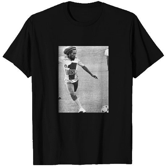 Bob Marley Playing Football T-Shirt
