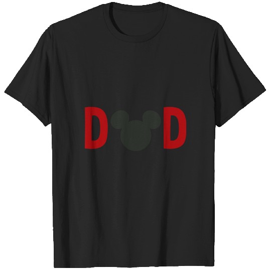 Disney Mickey Mouse Dad Mickey Mouse Logo Father's Day T-Shirts