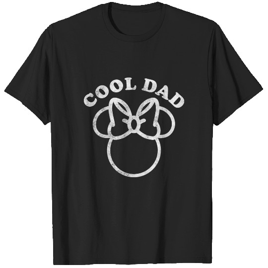 Disney Minnie Mouse Father's Day Girl Cool Dad Distressed T-Shirts
