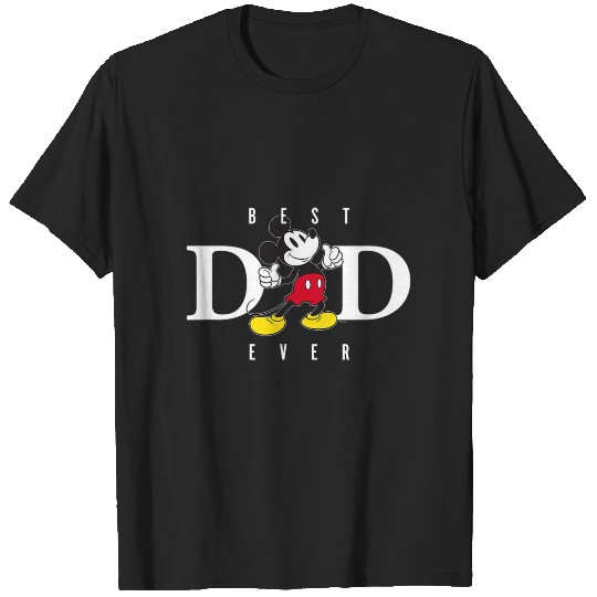 Disney Mickey Mouse Thumbs Up Best Dad Ever Father’s Day T-Shirts