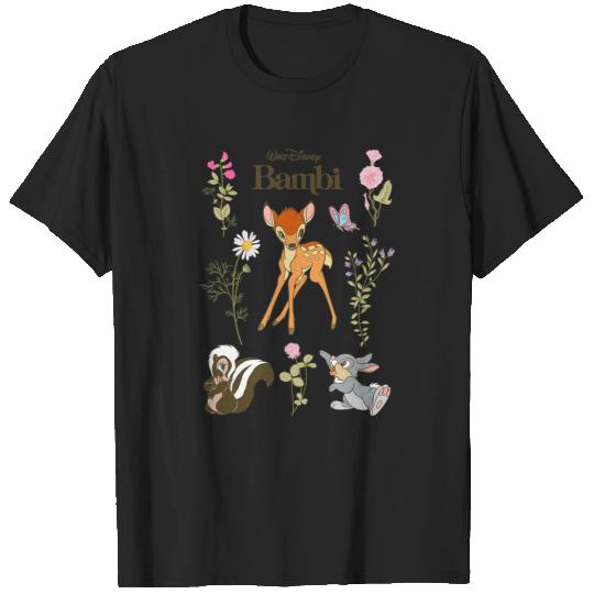 Disney Bambi And Friends Flower Thumper Big Chest Logo T-Shirts