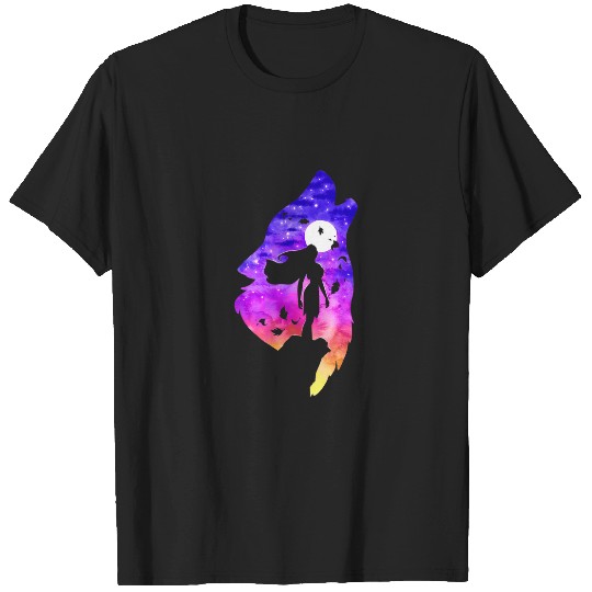 Disney Princesses Pocahontas Colors In The Silho T-Shirts