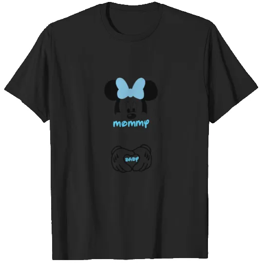 Minnie Mouse Mommy and Baby Maternity Shirt -Disney Pregnancy - Pregnancy Shirt - Bump Shirt - - Disney Shirt - Disneyland - Disney World 4 T-Shirts