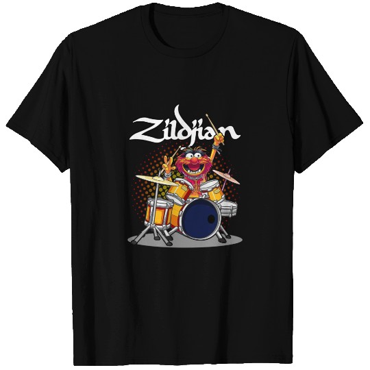 ANIMAL DRUMMER ZILDJIAN CYMBALS T-Shirts