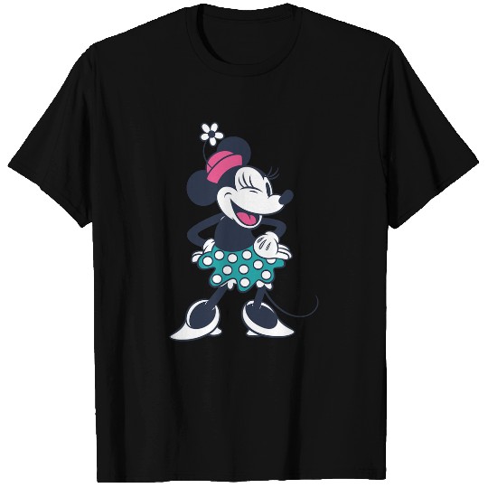 Amazon Essentials Disney Standing and Winking Retro Minnie T-Shirts