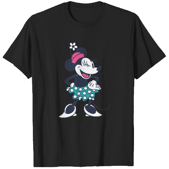 Amazon Essentials Disney Standing and Winking Retro Minnie T-Shirts