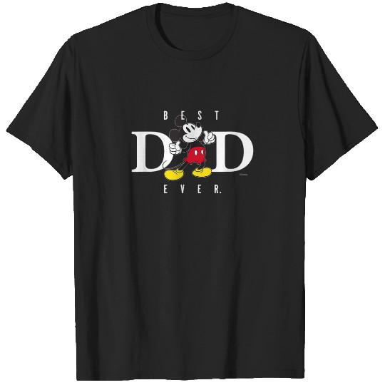Disney Mickey Mouse Best Dad Ever Thumbs Up Fath T-Shirts