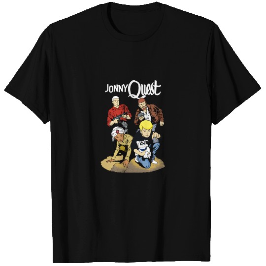 60s Jonny Quest Tribute with Main Characters T-Shirts