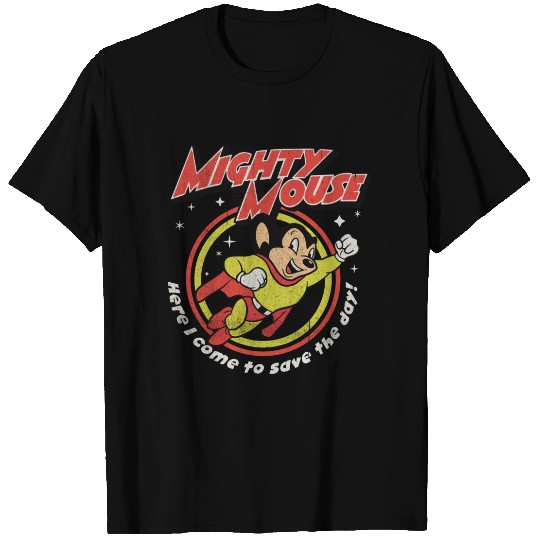 Mighty Mouse Worn T-Shirts