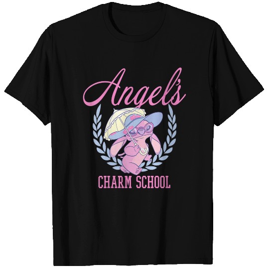 Disneyss Lilo Stitch Angel Charm School Demure College T-Shirts