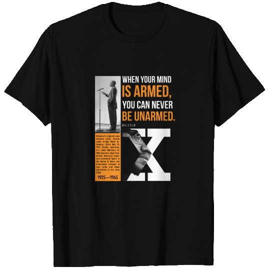 Malcolm X Quote T-shirt