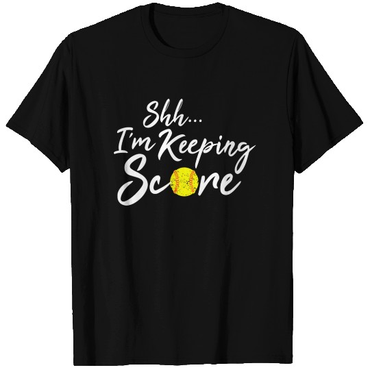 Scorekeeper Softball Team Scorebook Keeper Gift Te T-shirt