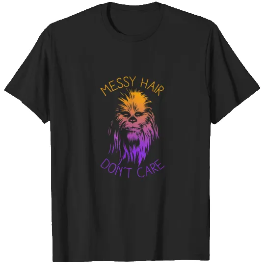 Star Wars Chewbacca Messy Hair Dont Care Disney T-Shirts