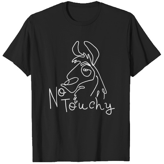 Disneyss Emperor New Groove Kuzco The Llama No Touchy Vneck T-Shirts