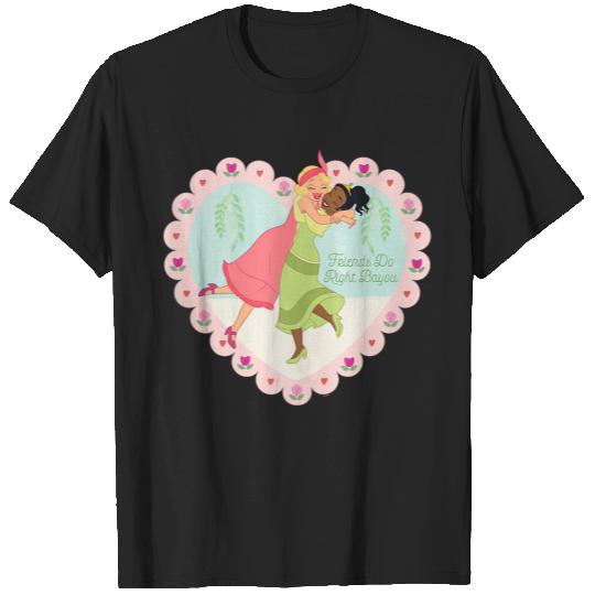Disneyss Princess Frog Tiana Charlotte Friends Do Right Bayou T-Shirts