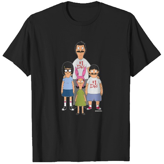Bobs Burgers Bob Tina Louise And Gene 1 Dad T-Shirts