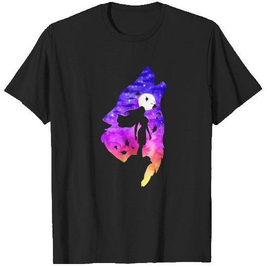 Disney Princesses Pocahontas Colors In The Silhouette T-Shirts