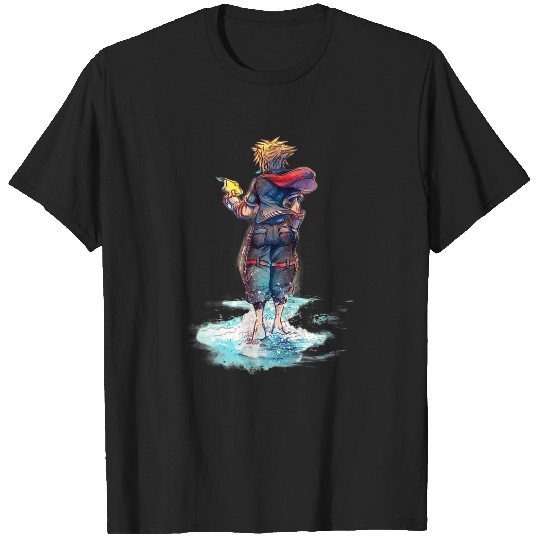 Disney Kingdom Hearts Sora Keyblade Hero Faded Starfish T-Shirts
