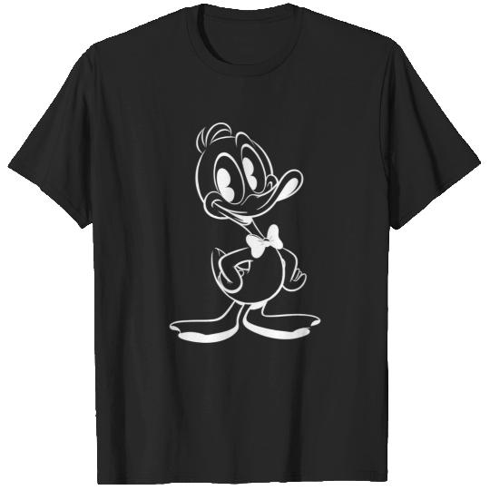 Cool White 1930s Cartoon Duck  SALE!! Mickey Retro Disney Shirt, Mickey Checkered Shirt, Vintage Disney, Retro Mickey, Mickey Gift S-5XL T-Shirts