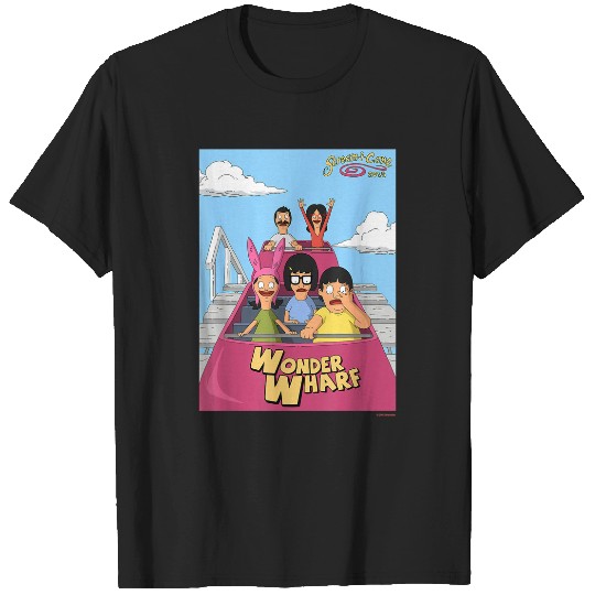 The Bobs Burgers Movie Wonder Wharf Roller Coaster T-Shirts