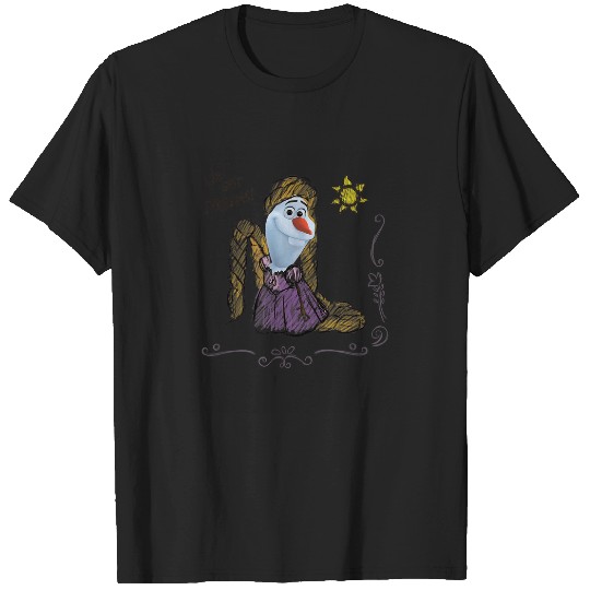 Disney Olaf Presents Rapunzel Costume Sketch T-Shirts