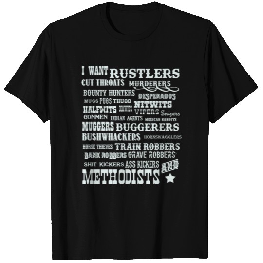 Blazing Saddles Wanted T-Shirts