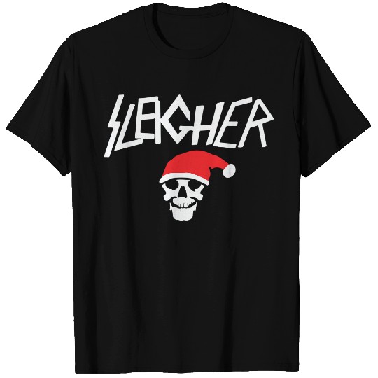 Sleigher Metal Style Xmas T-Shirts
