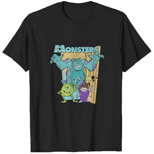Disney Pixar Monsters Inc. Mike Sully Boo Group Poster T-Shirts