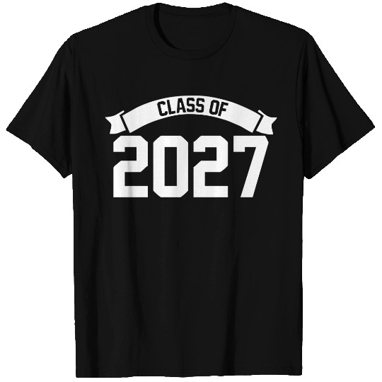 Class of 2027 Novelty High School Elementary T-Shirts