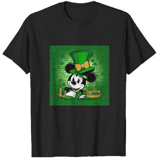 Steamboat Willie Celebrates St Patricks Day  SALE!! Mickey Retro Disney Shirt, Mickey Checkered Shirt, Vintage Disney, Retro Mickey, Mickey Gift S-5XL T-Shirts