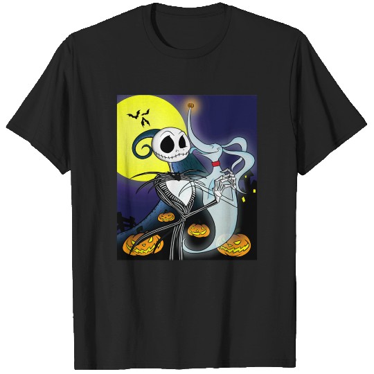 Vintage Love Jack and Zero Active Best Friend Cute Pumpkin  : The nightmare dog zero , Nightmare Zero Dog Shirt ,  Zero Nightmare Before Christmas Disney Halloween T-Shirts