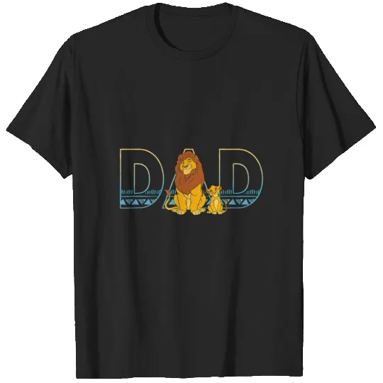Disney The Lion King Simba and Mufasa Dad T-Shirts