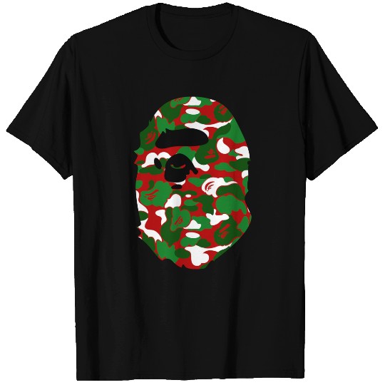 A Bathing Ape Camo Big Ape Head 2016 T-Shirts