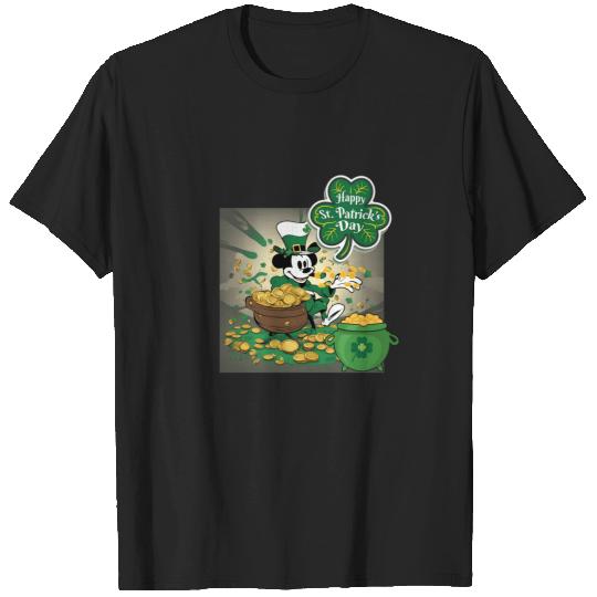 Steamboat Willie St Patricks day  SALE!! Mickey Retro Disney Shirt, Mickey Checkered Shirt, Vintage Disney, Retro Mickey, Mickey Gift S-5XL T-Shirts