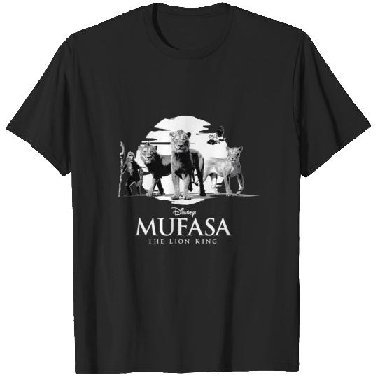 Disney Mufasa The Lion King Movie Black amp; White Characters T-Shirts