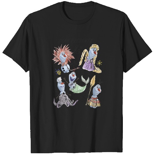 Disney Olaf Presents Classic Costume Sketches T-Shirts