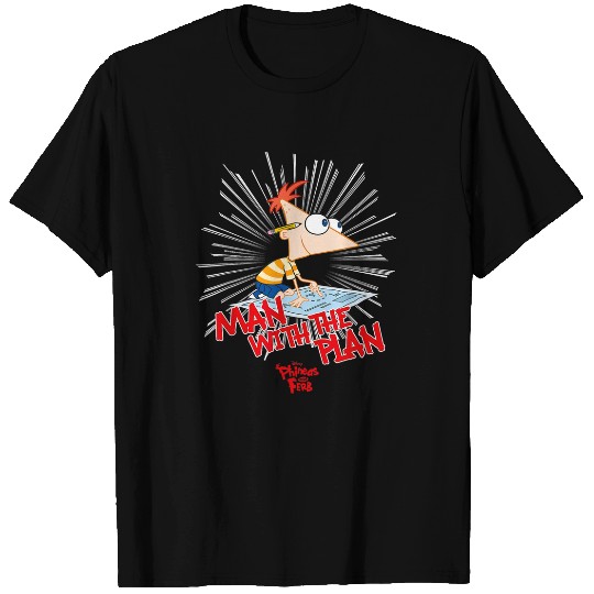 Disneyss Phineas And Ferb The Plan Man T-Shirts