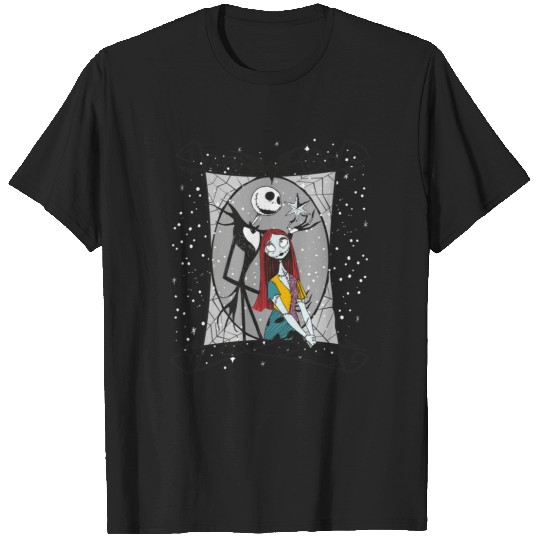 Jack Skellington and Sally The Nightmare Before Christmas Sticker: The nightmare dog zero , Nightmare Zero Dog Shirt ,  Zero Nightmare Before Christmas Disney Halloween T-Shirts