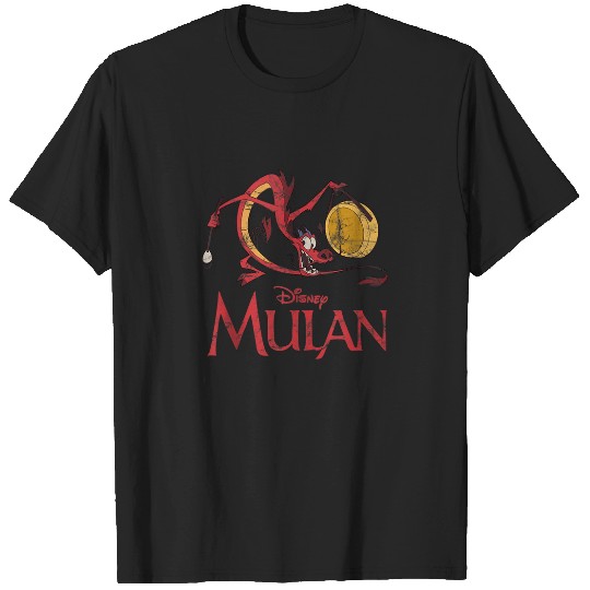 Disney Mulan Mushu Portrait Logo Tank Top T-Shirts
