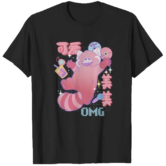 Disney Pixar-Pixar Turning Red Mei Omg Kanji Omg T-Shirts