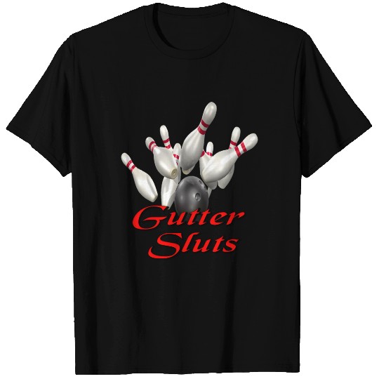 Bowling Team Gutter Sluts T-shirt