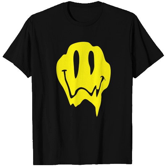 Melting Acid Smiley Face T-Shirts