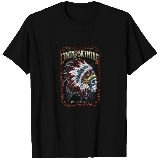 Lynyrd Skynyrd Men's Indian Skeleton T-Shirt