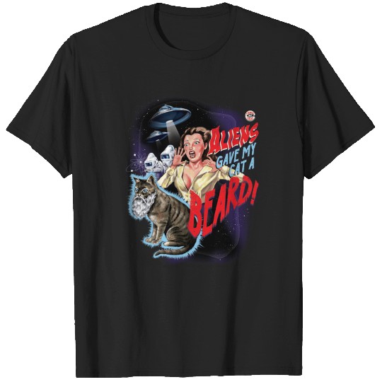 Aliens Gave My Cat a Beard  : Bobs Burgers Family Shirt, Bobs Burgers Vintage T-Shirts