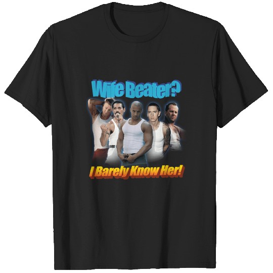 Wife Beater I Barely Know Her Parody Tee  1: Bobs Burgers Family Shirt, Bobs Burgers Vintage T-Shirts